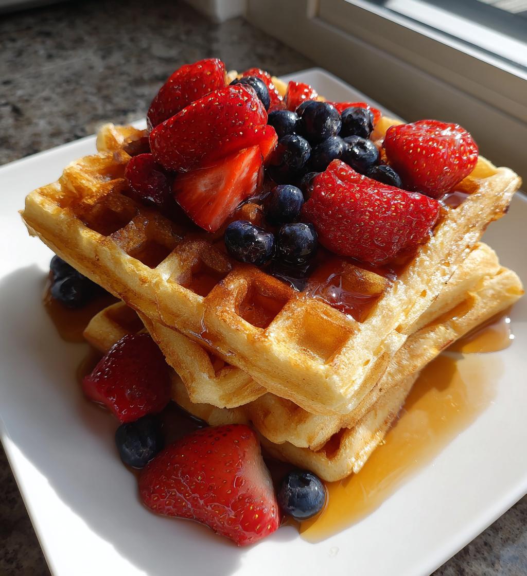 buttermilk waffles - detail 1