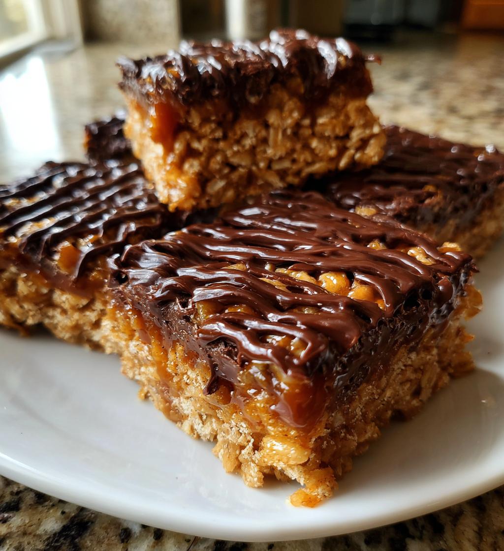 caramel chocolate rice krispies