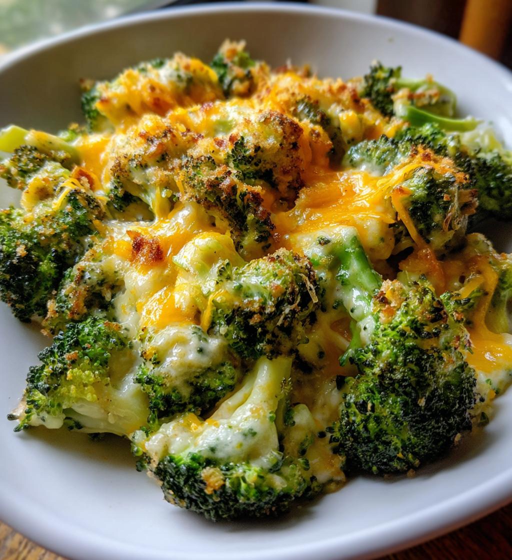cheesy broccoli - detail 1