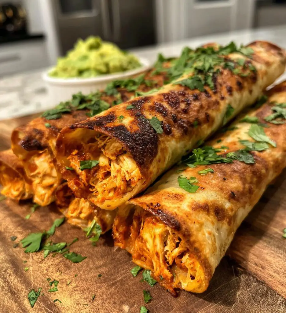 chicken flautas