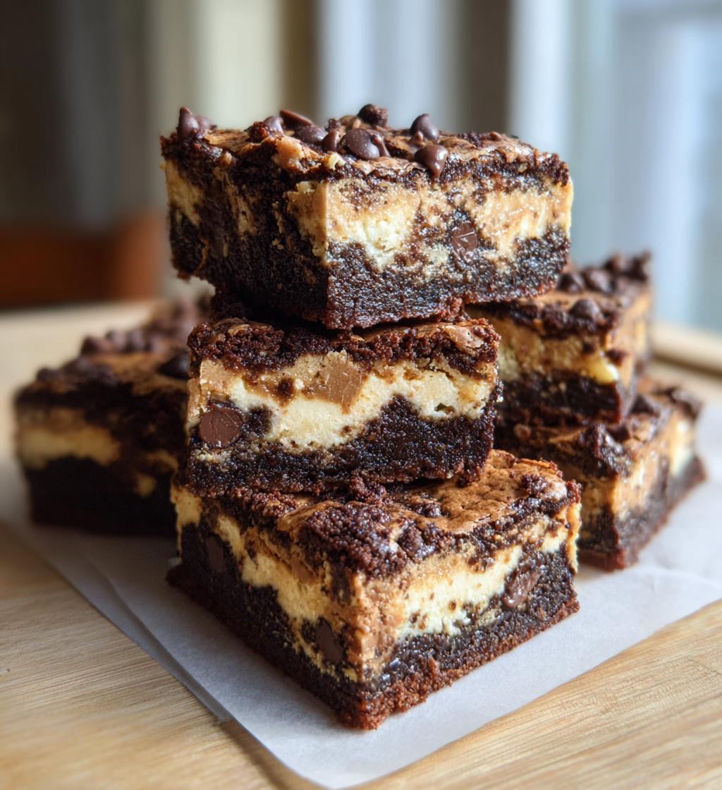 cookie dough brownies - detail 1