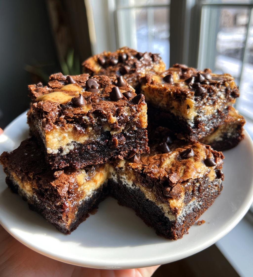 cookie dough brownies