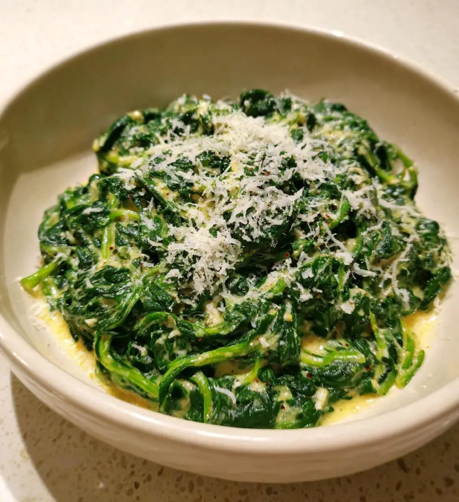 creamed spinach