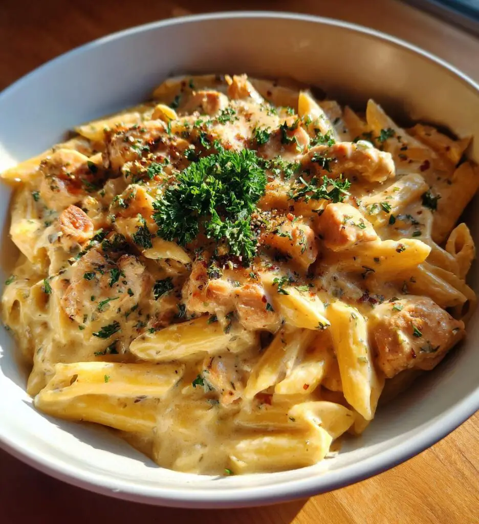 creamy boursin chicken pasta