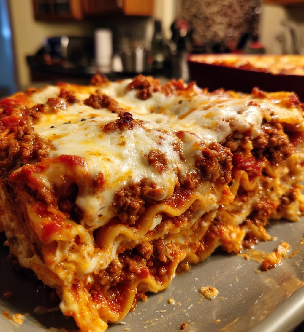 crockpot lasagna - detail 1