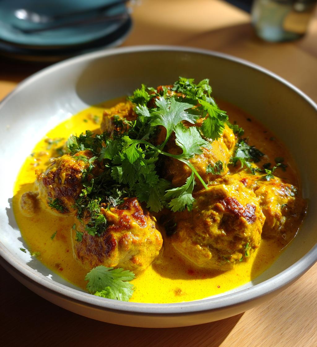 curry meatballs