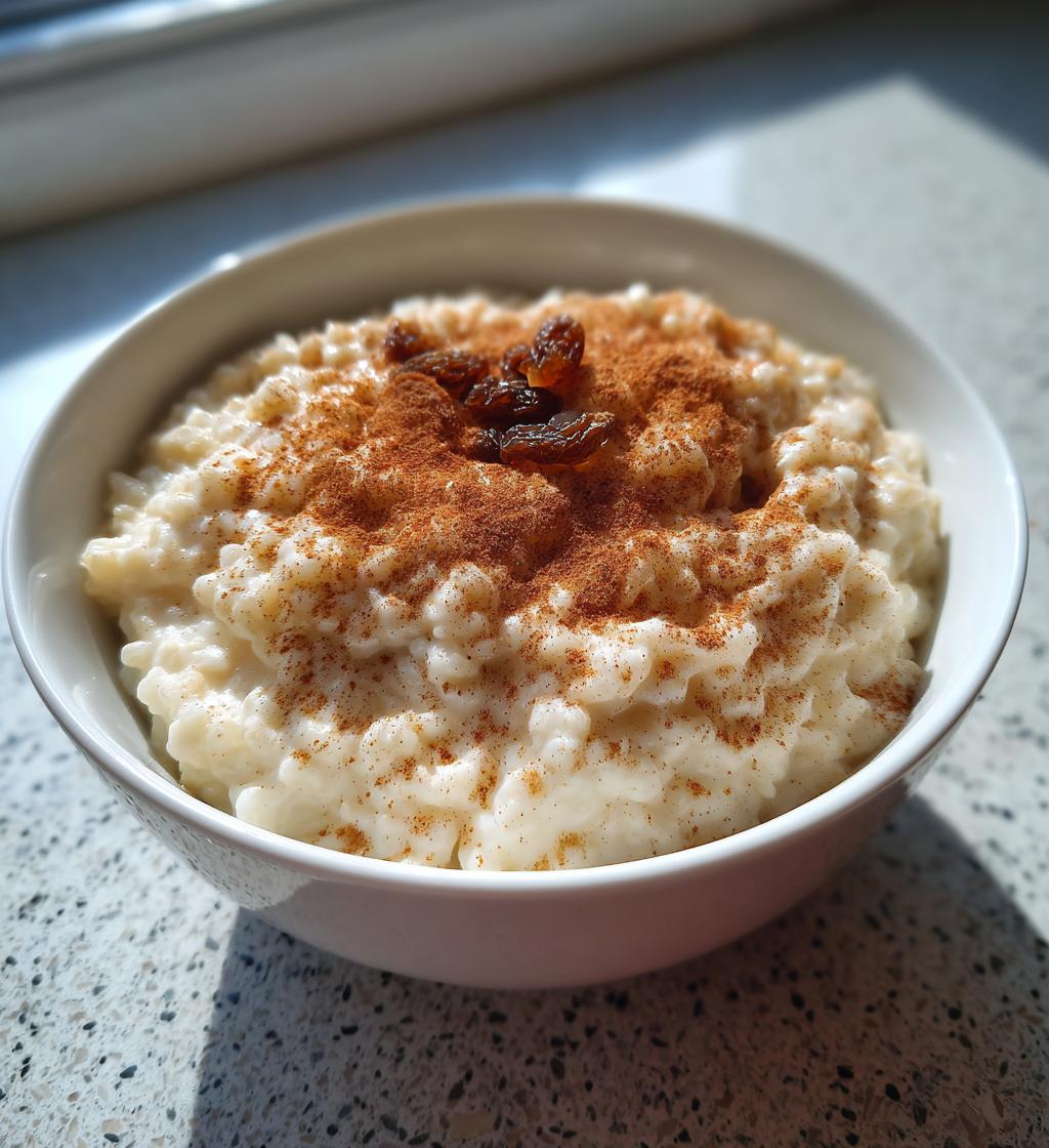easy rice pudding - detail 1