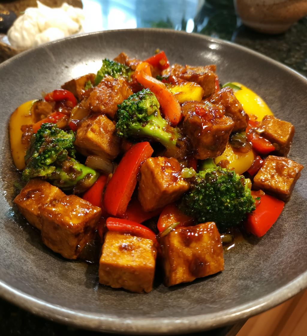 easy tofu stir fry with vegetables