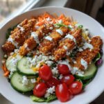 fried chicken salad