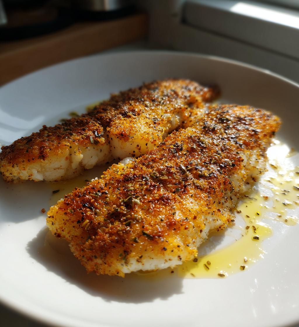 frozen fish in air fryer - detail 1