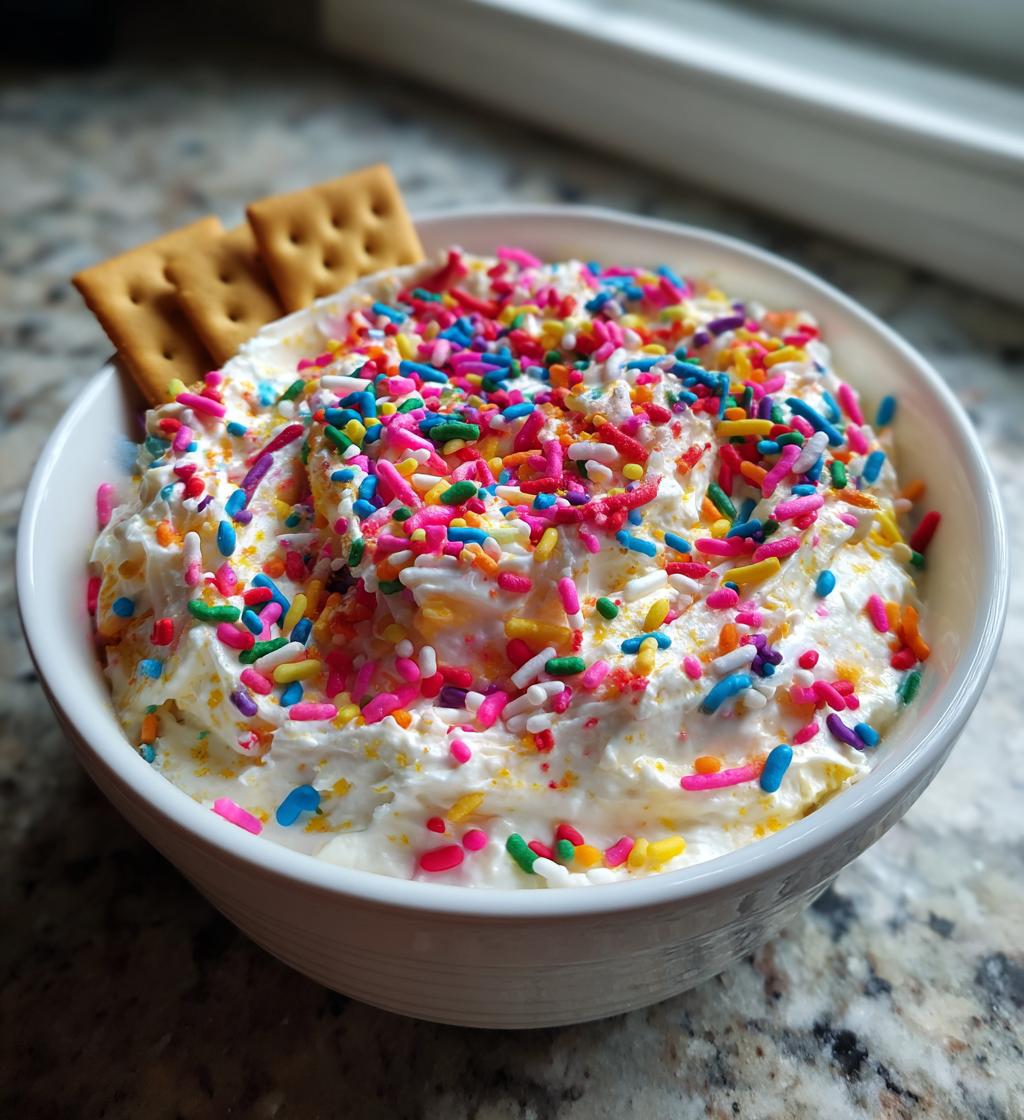 funfetti dip - detail 1