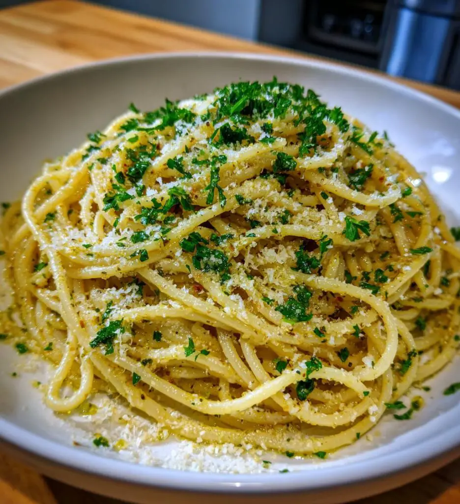 garlic bread pasta recipe