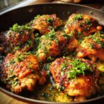 garlic butter chicken thighs recipe