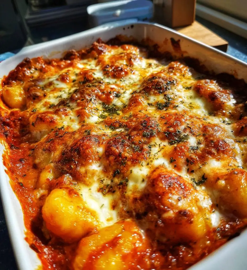 gnocchi and tomato bake