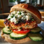 greek chicken burgers
