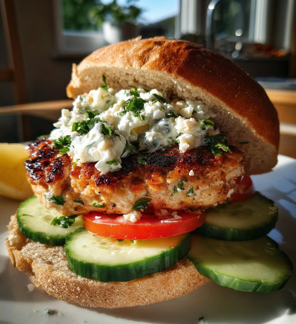 greek chicken burgers