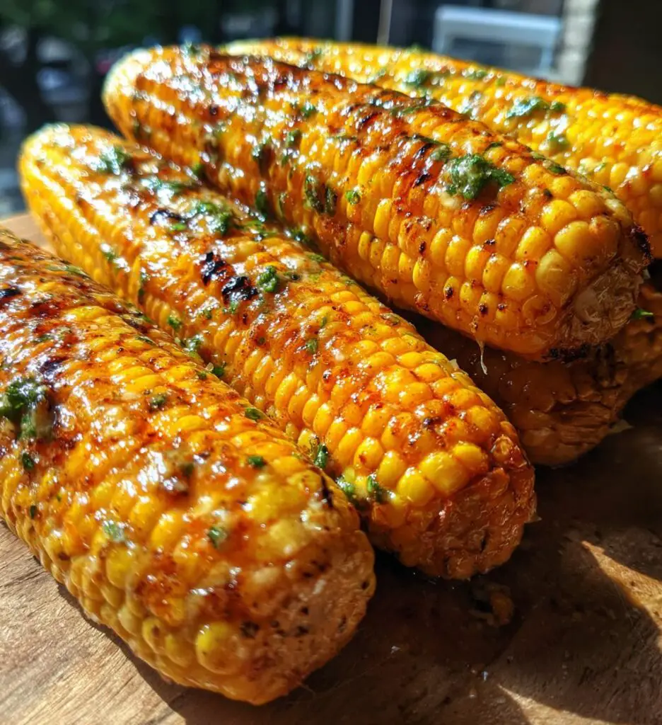 grilled corn on the cob with chili lime butter
