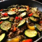 ground turkey and zucchini skillet