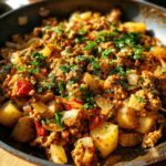 ground turkey with potatoes