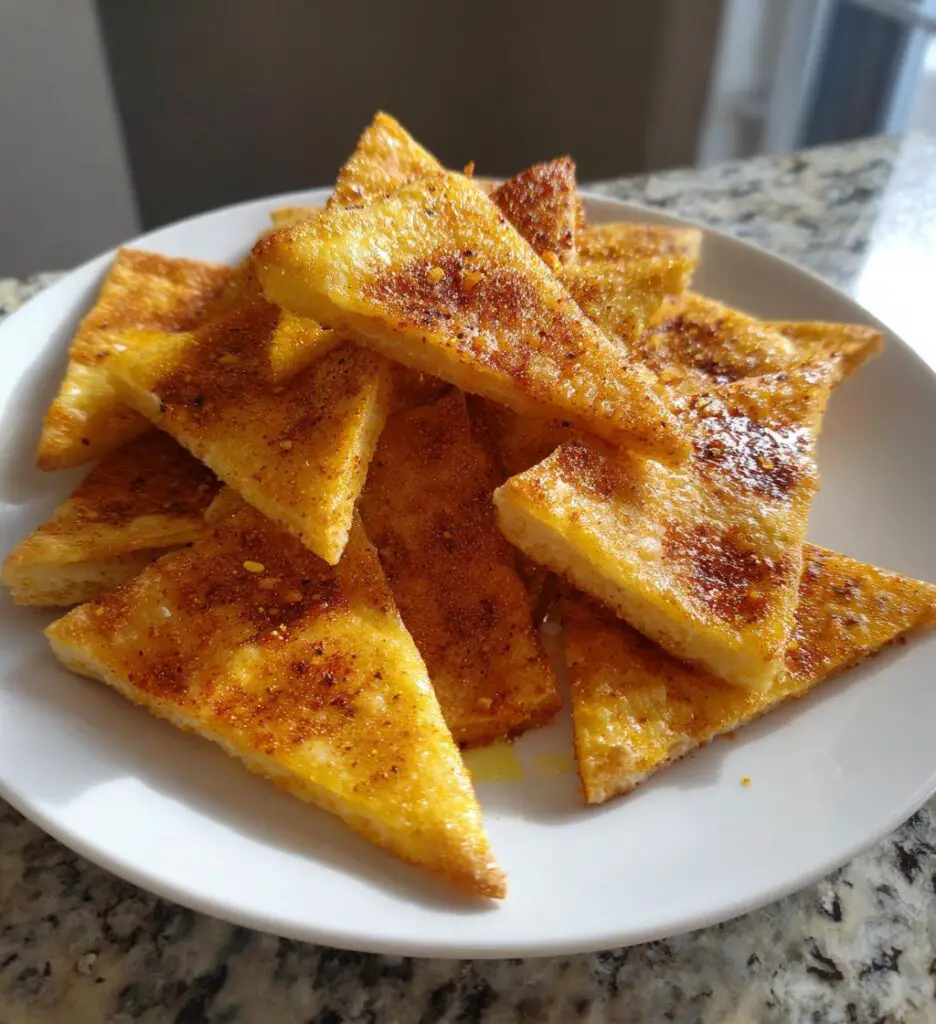 homemade baked pita chips