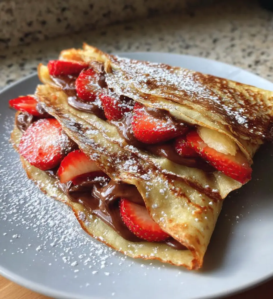 homemade crepes