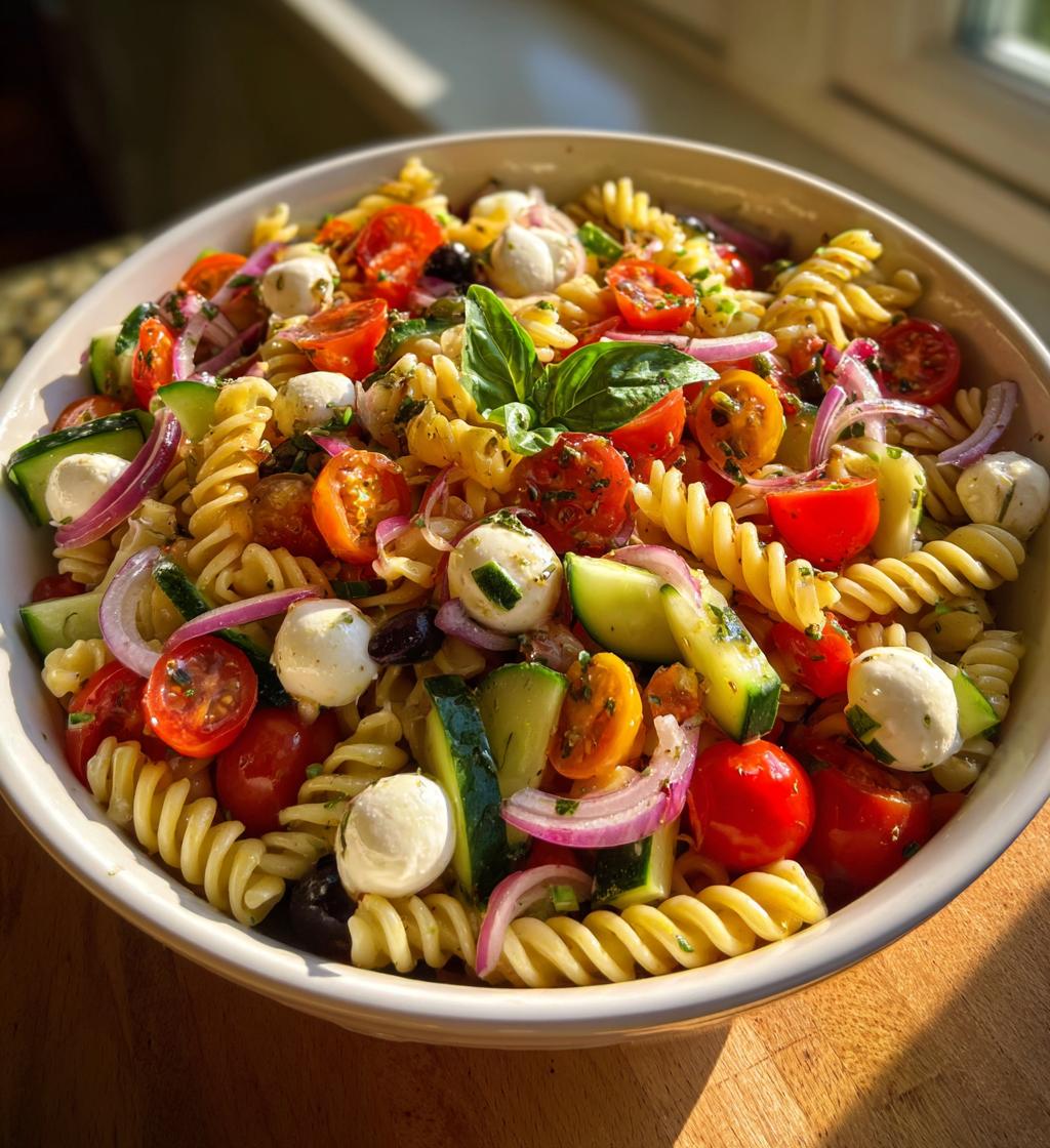 italian pasta salad recipe - detail 1