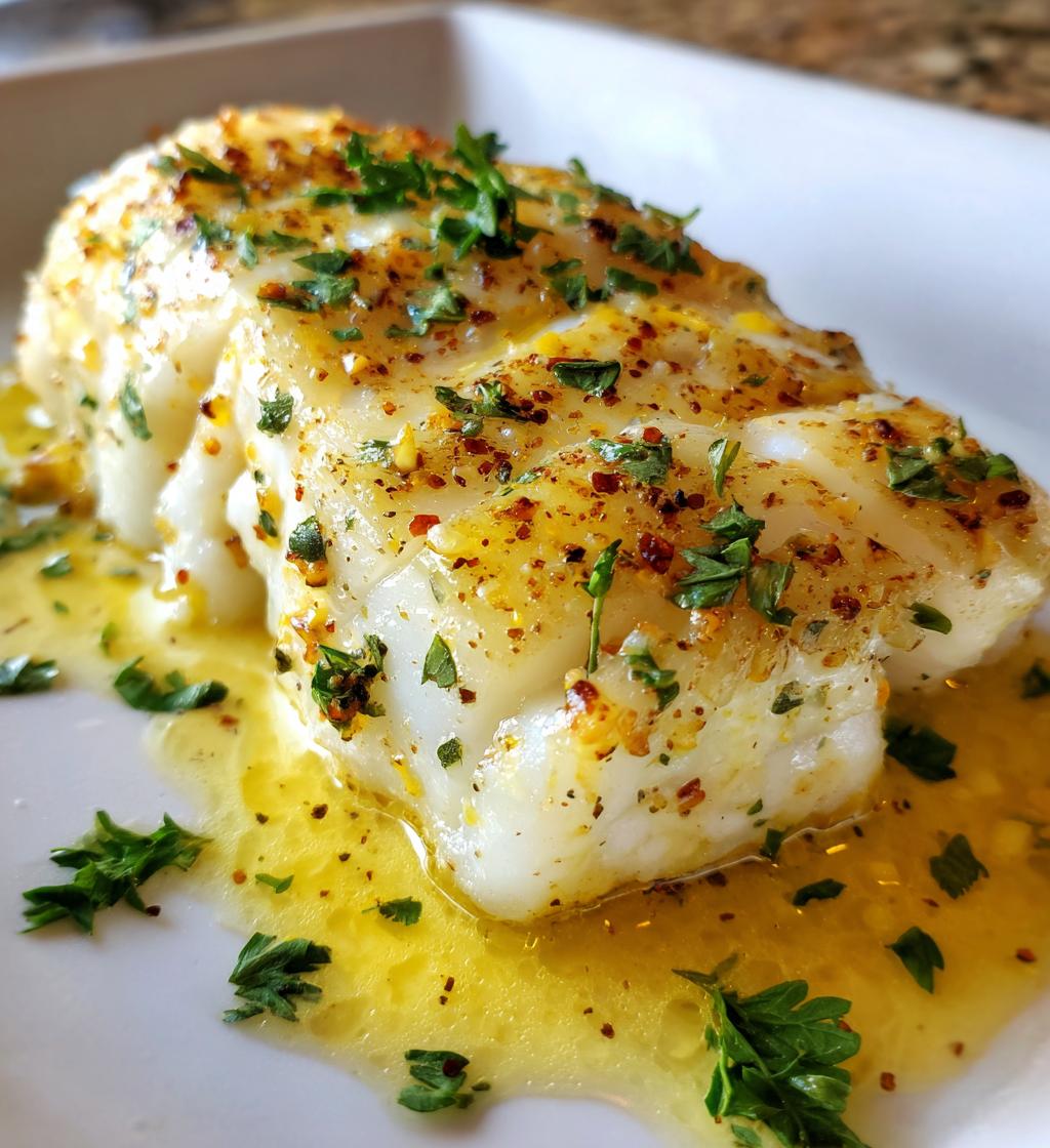 lemon butter baked cod
