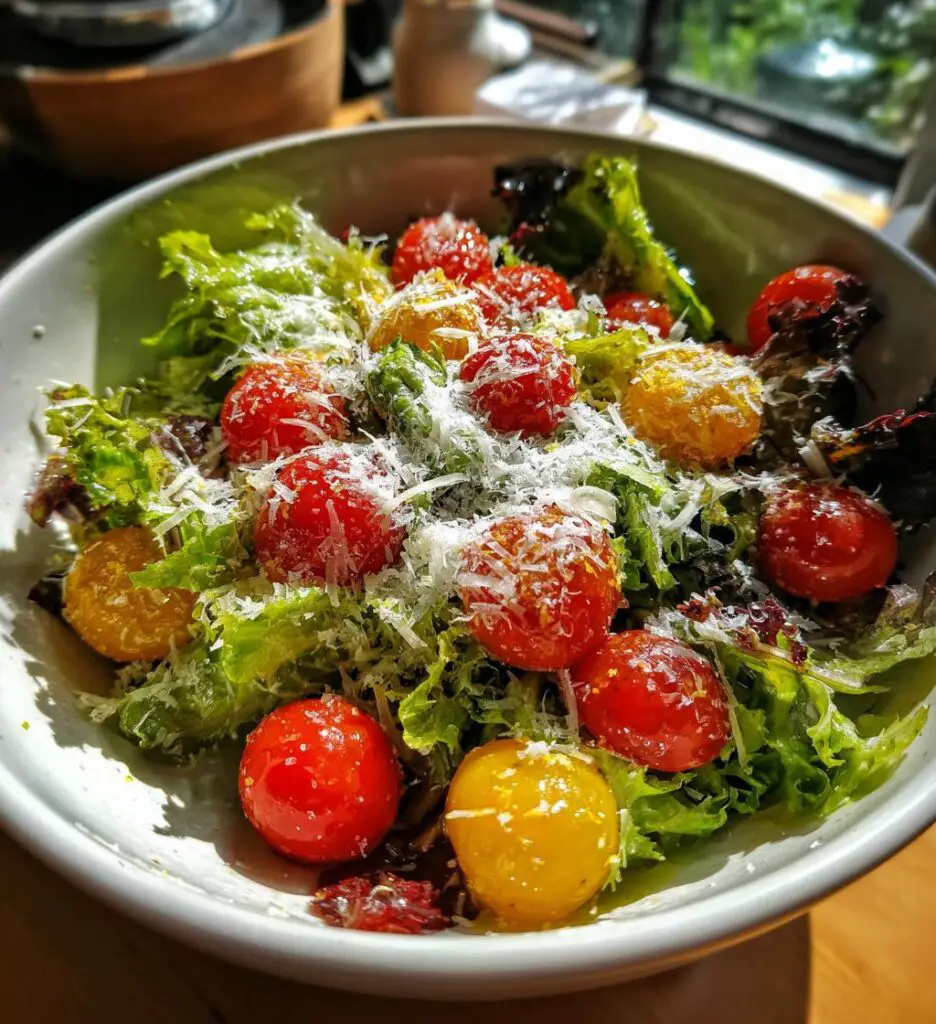 lemon parmesan salad
