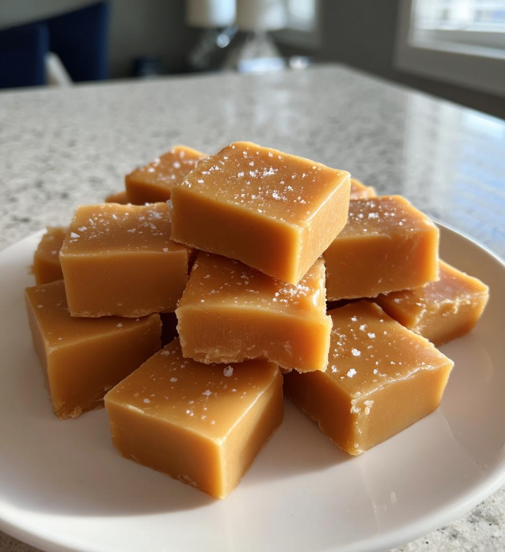 microwave caramels - detail 1