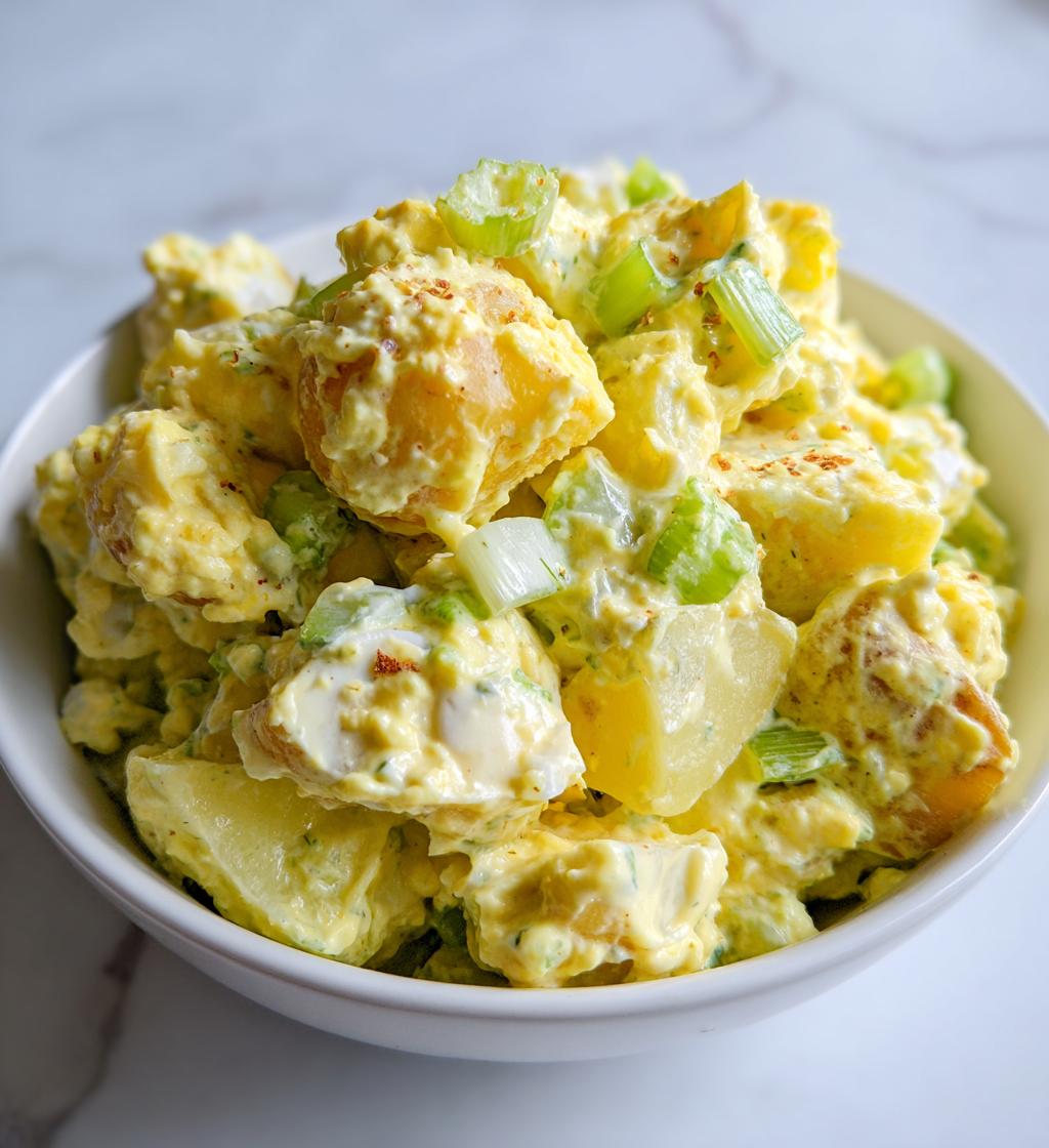 mustard potato salad - detail 1