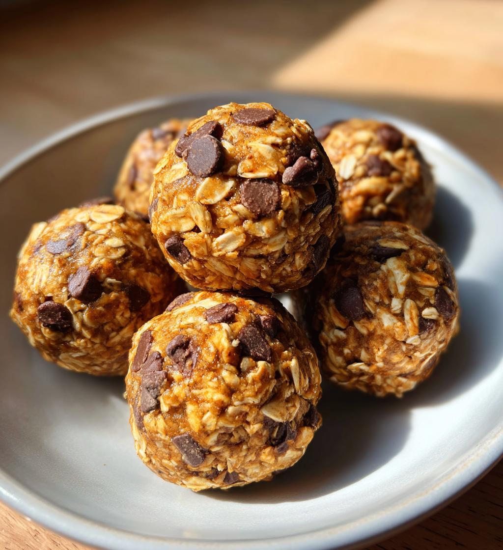 no bake oats energy balls recipe