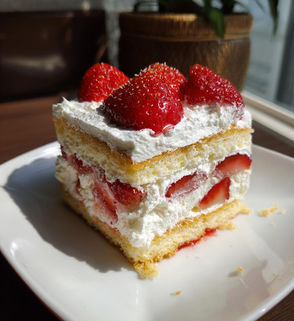 no bake strawberry lasagna