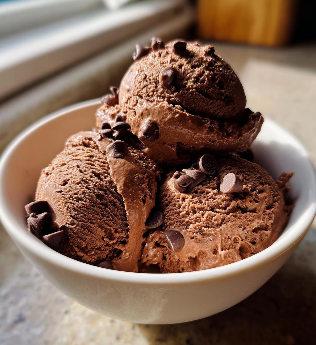 no churn vegan chocolate ice cream