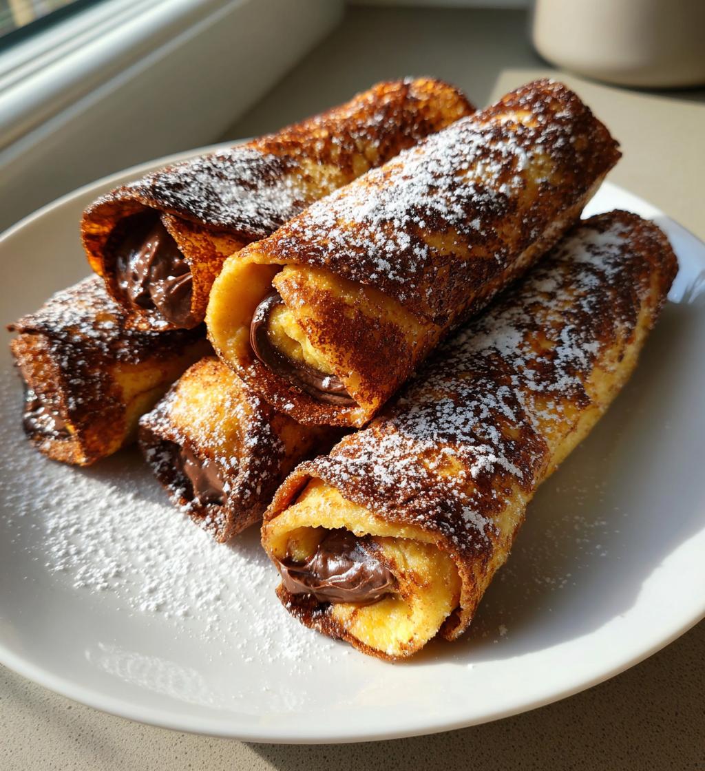 nutella french toast roll ups - detail 1