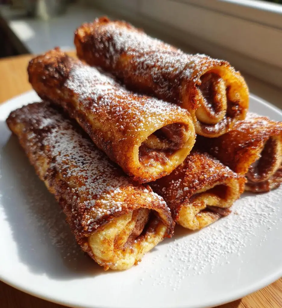 nutella french toast roll ups
