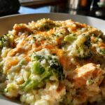 one pan cheesy chicken broccoli and rice