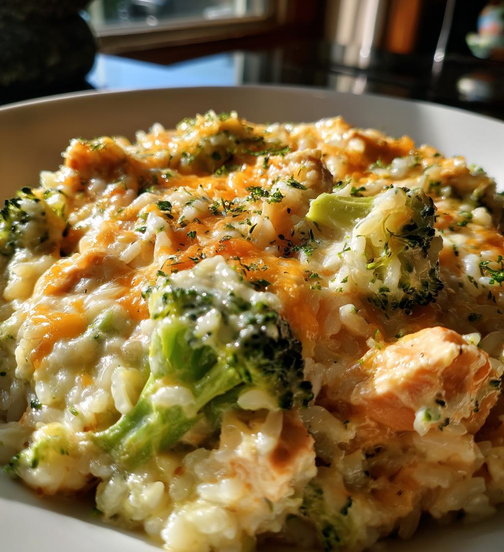 one pan cheesy chicken broccoli and rice