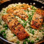 one pot salmon and rice