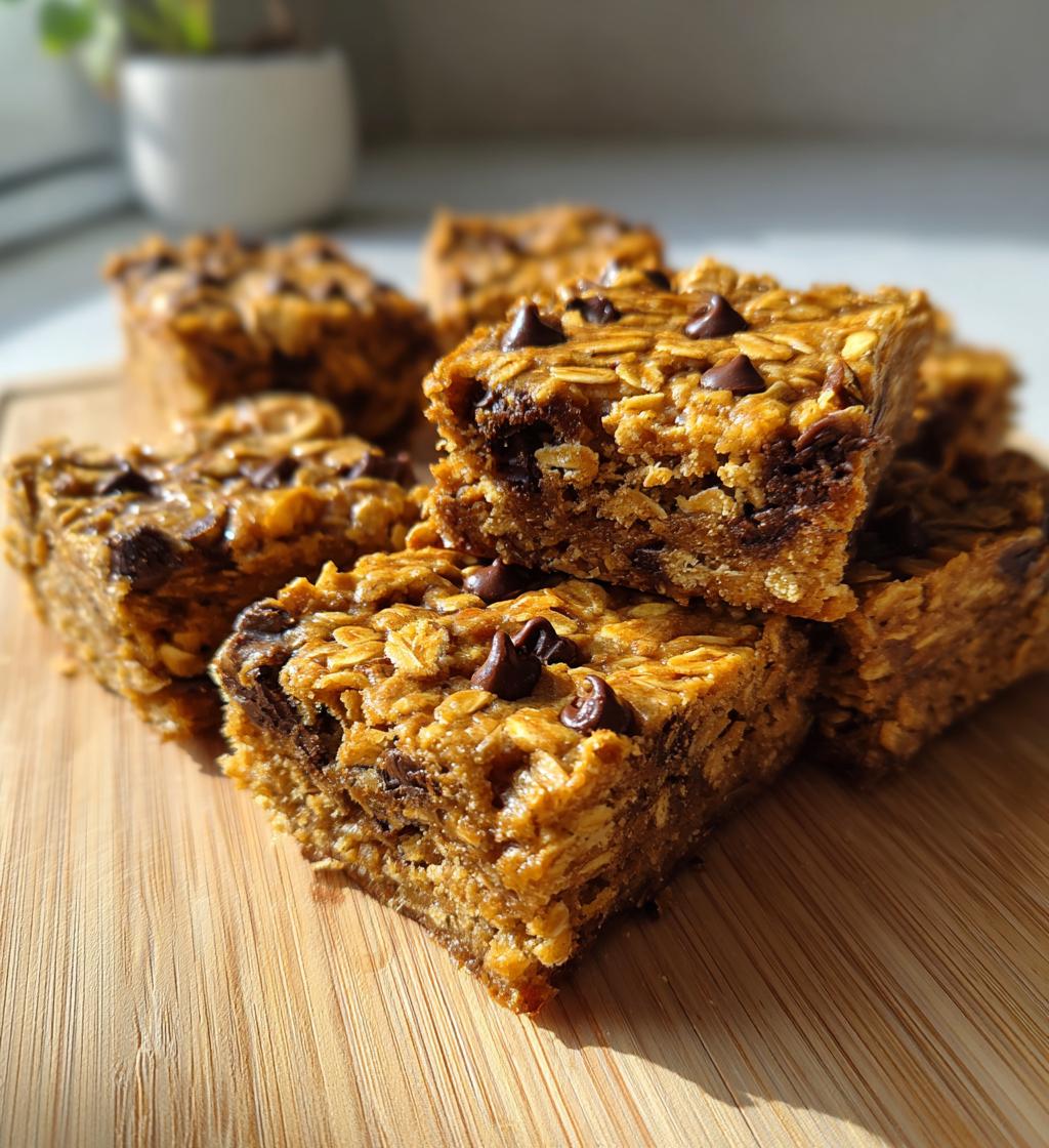 peanut butter chocolate chip bars - detail 1