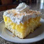 pina colada poke cake