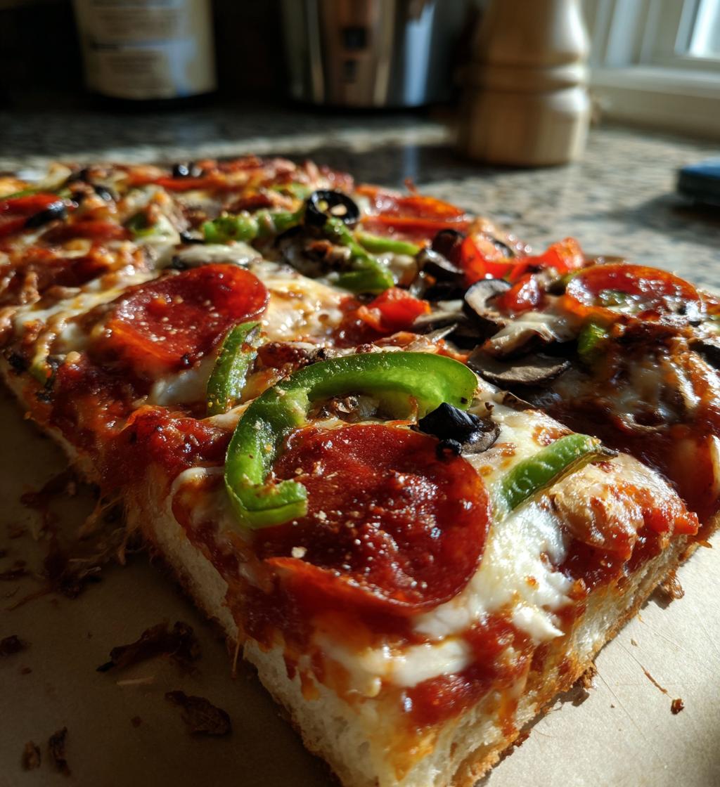 puff pastry pizza - detail 1