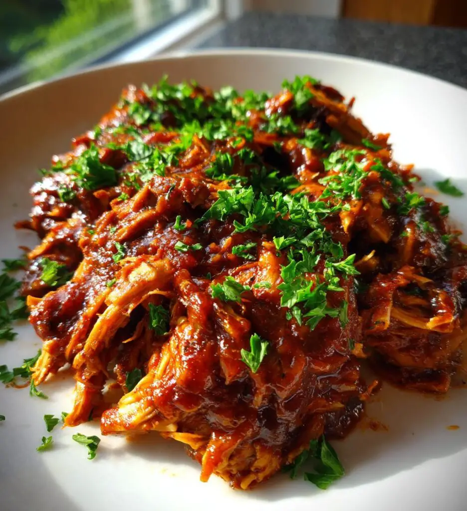 pulled bbq chicken crock pot recipe