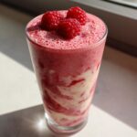 raspberry peach protein smoothie recipe