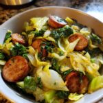 sausage and cabbage stir fry