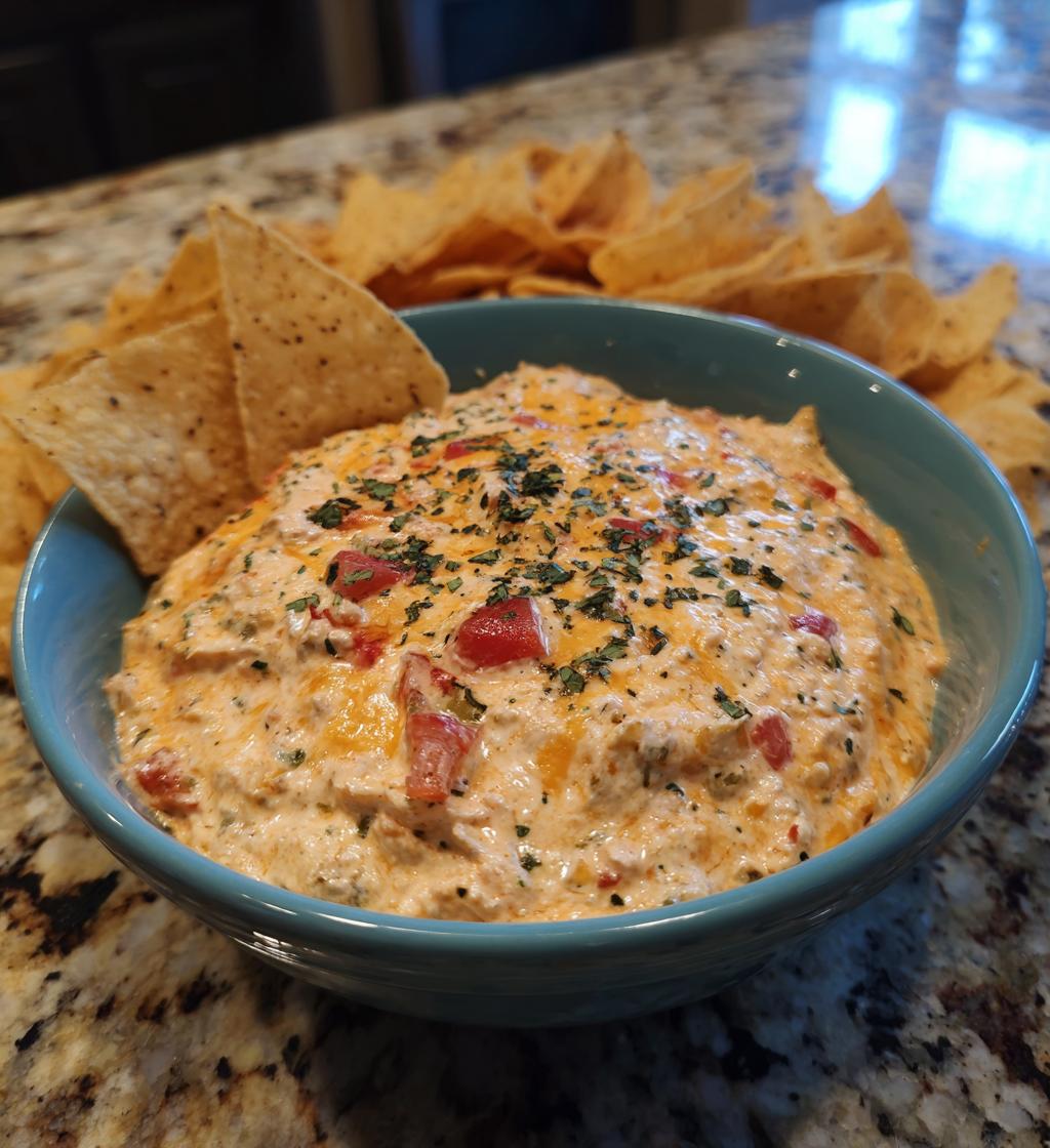 sausage queso dip - detail 1