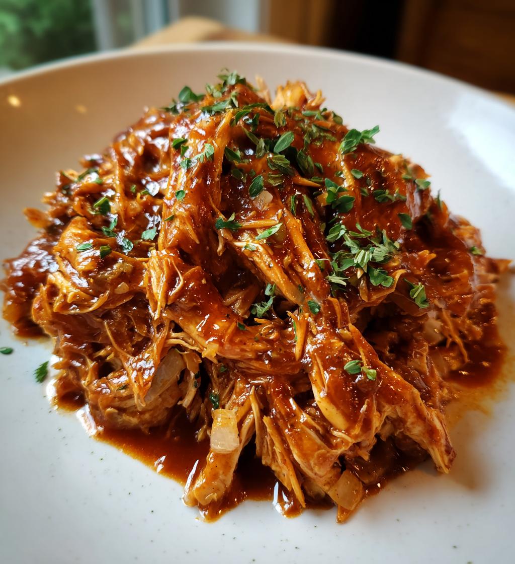 slow cooker bbq chicken recipe - detail 1