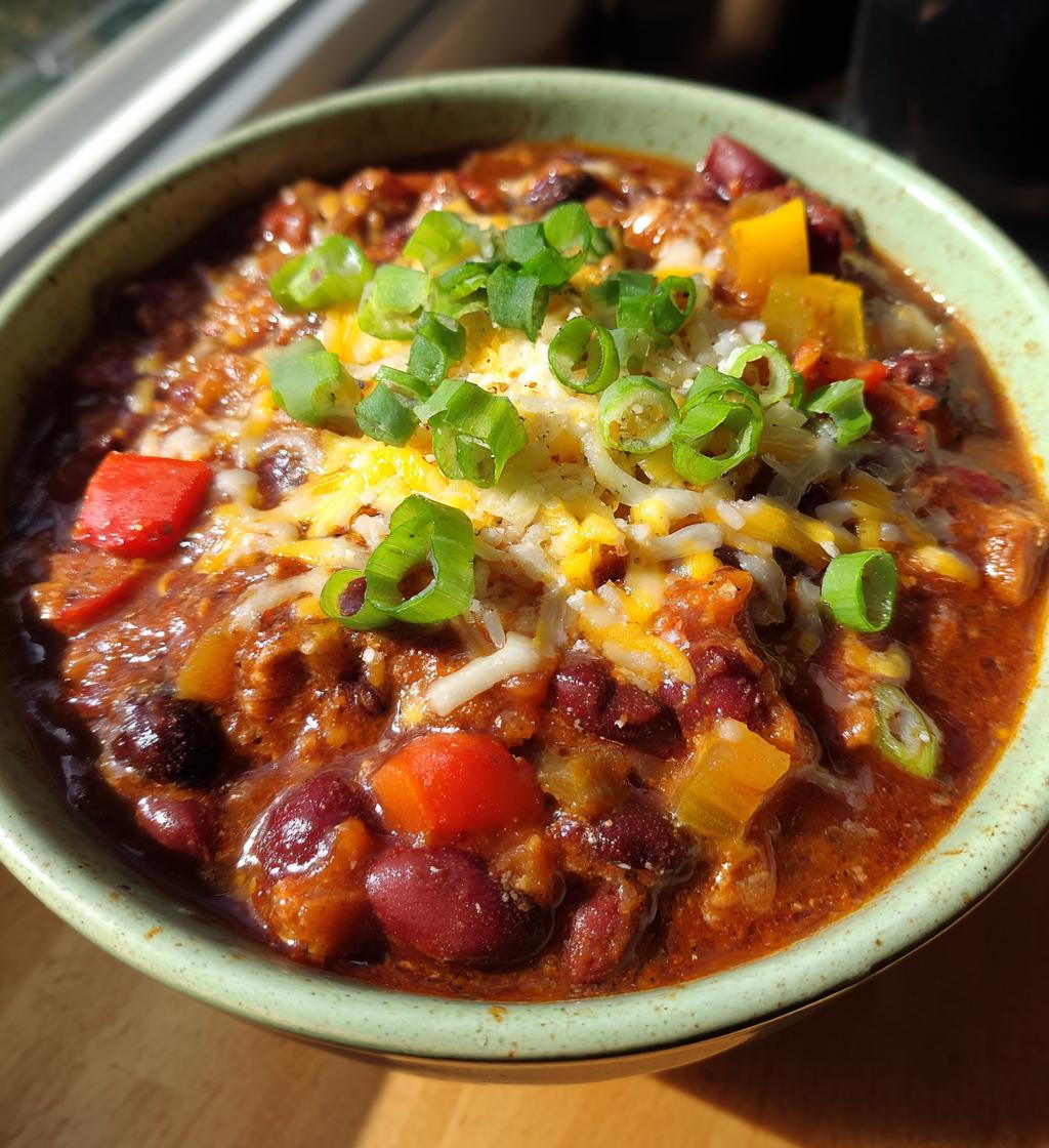 slow cooker chili recipe