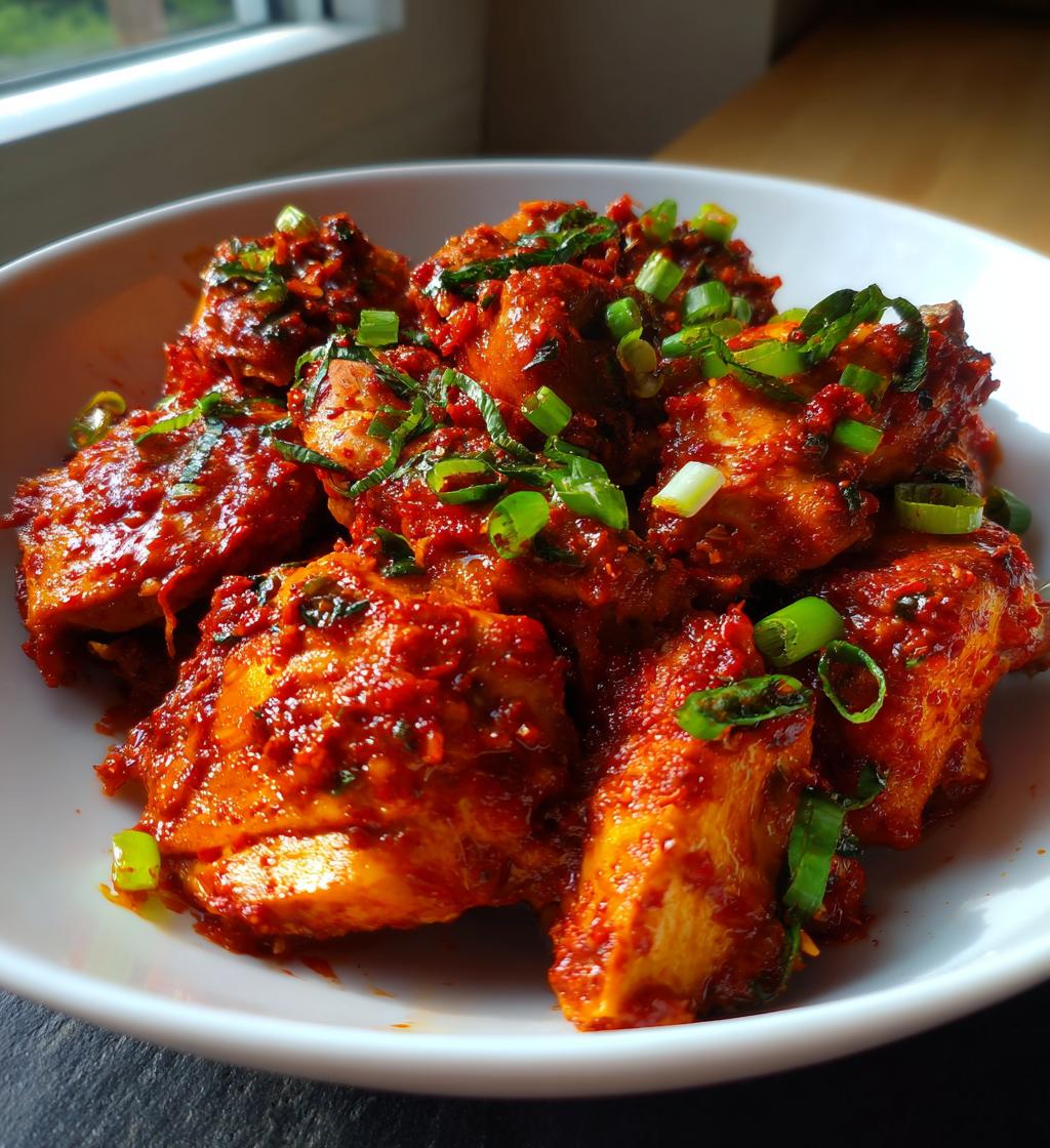 spicy gochujang chicken