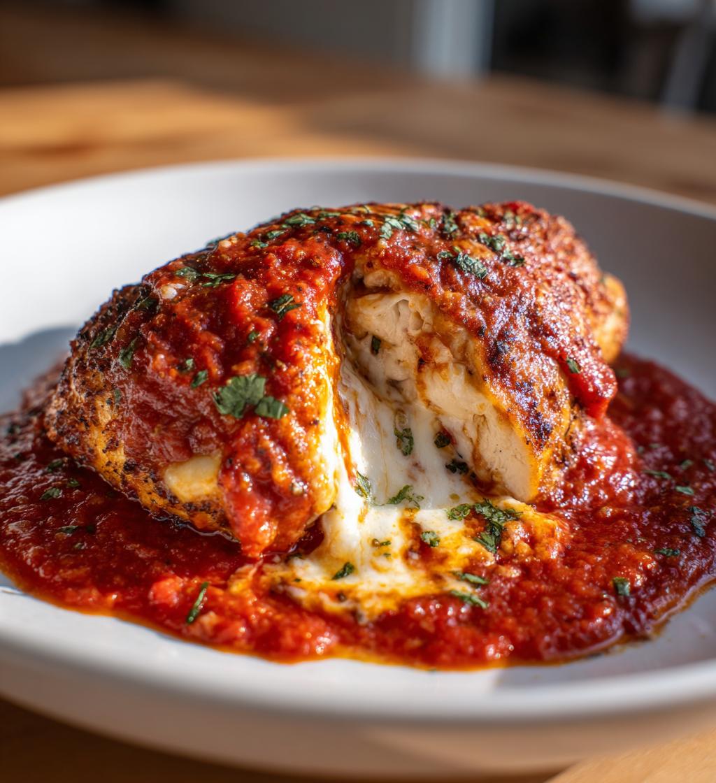 stuffed chicken parmesan recipe