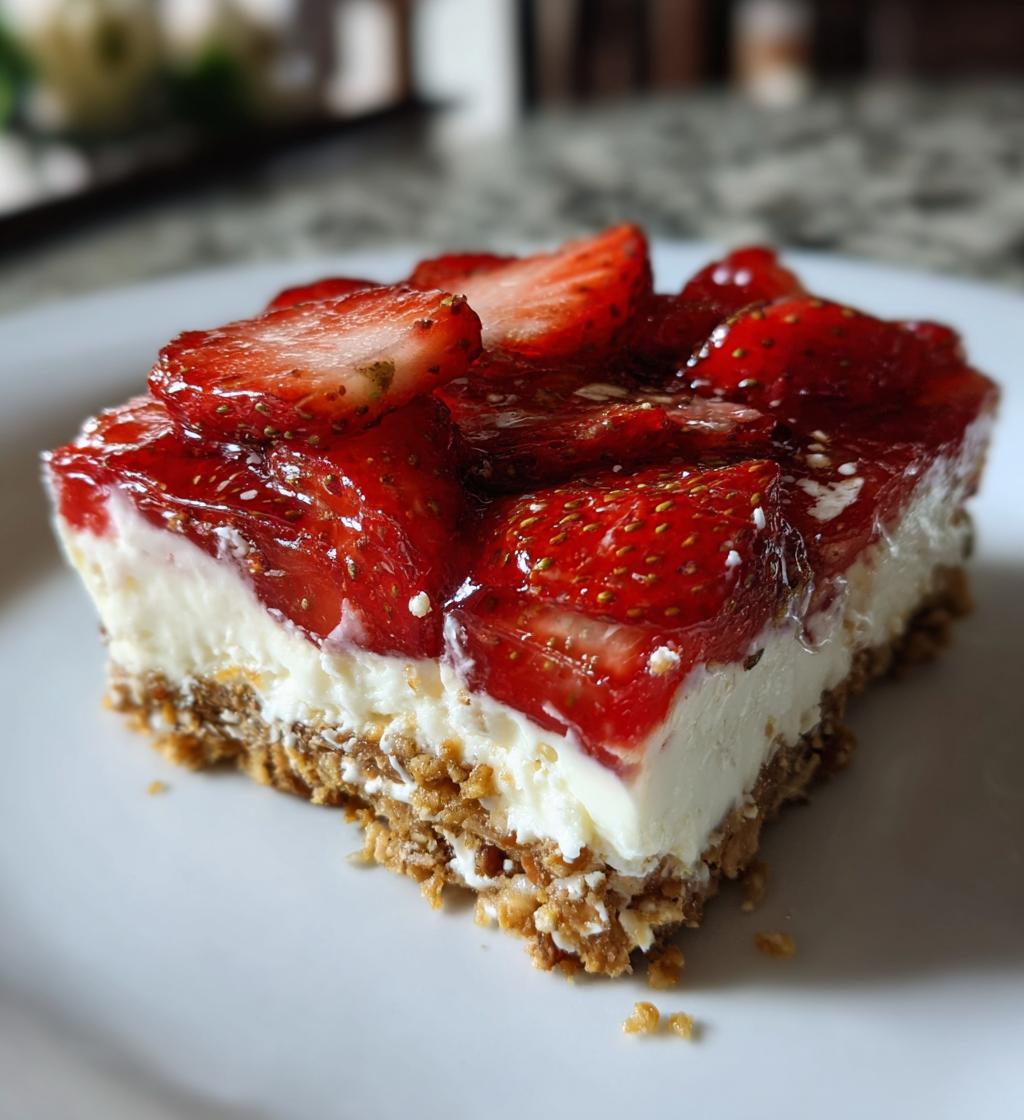 walking strawberry pretzel salad
